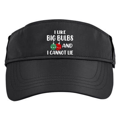 I Like Big Bulbs And I Cannot Lie Xmas Couples Matching Gift Adult Drive Performance Visor