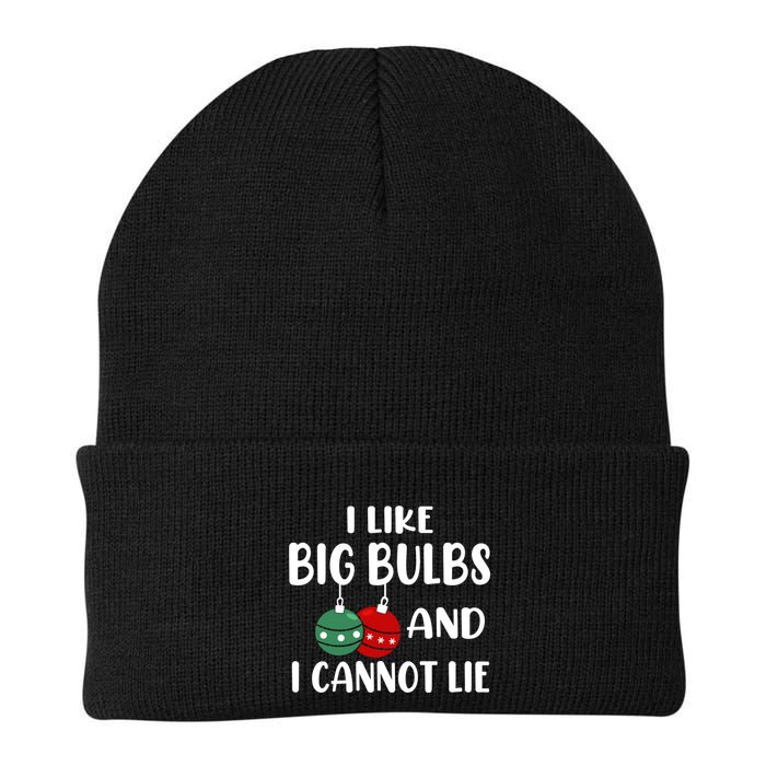 I Like Big Bulbs And I Cannot Lie Xmas Couples Matching Gift Beanie