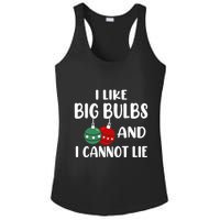 I Like Big Bulbs And I Cannot Lie Xmas Couples Matching Gift Ladies PosiCharge Competitor Racerback Tank