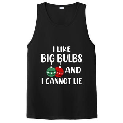I Like Big Bulbs And I Cannot Lie Xmas Couples Matching Gift PosiCharge Competitor Tank
