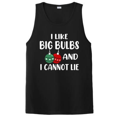 I Like Big Bulbs And I Cannot Lie Xmas Couples Matching Gift PosiCharge Competitor Tank