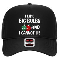 I Like Big Bulbs And I Cannot Lie Xmas Couples Matching Gift Trucker Hat