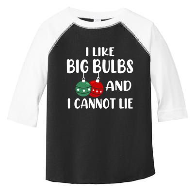 I Like Big Bulbs And I Cannot Lie Xmas Couples Matching Gift Toddler Fine Jersey T-Shirt