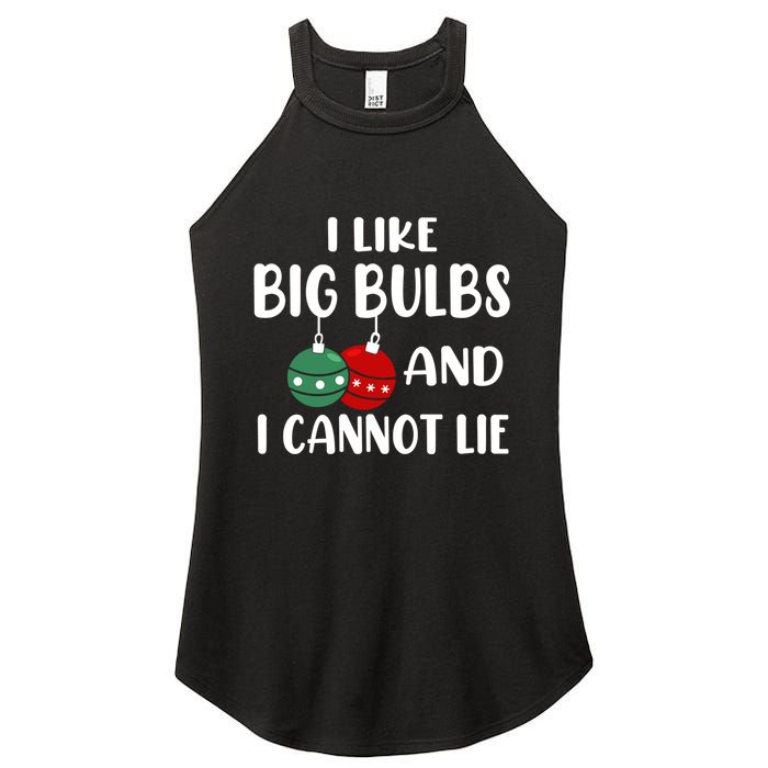 I Like Big Bulbs And I Cannot Lie Xmas Couples Matching Gift Women's Perfect Tri Rocker Tank