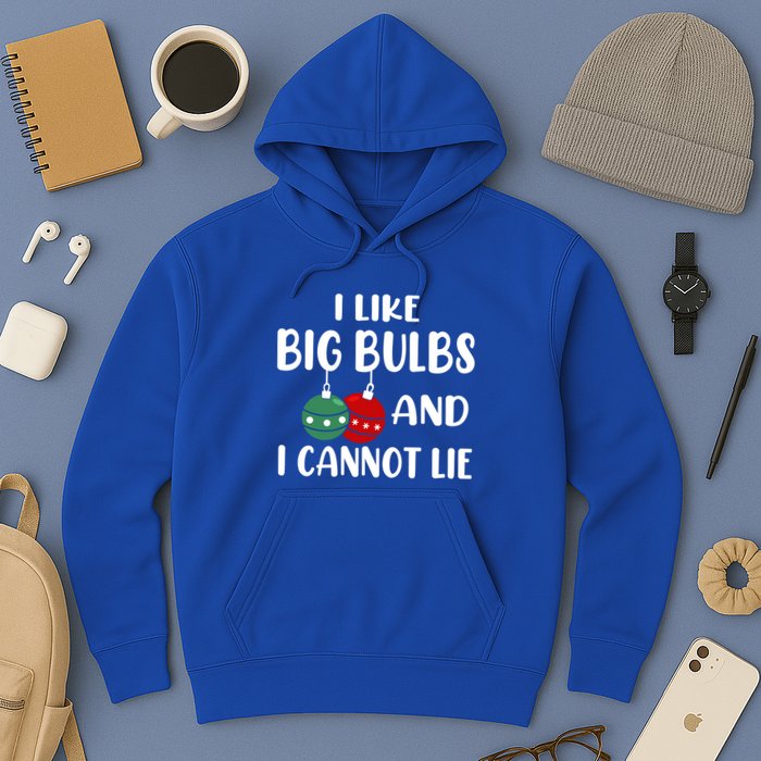 I Like Big Bulbs And I Cannot Lie Xmas Couples Matching Gift Hoodie