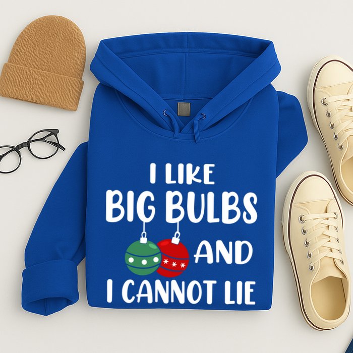 I Like Big Bulbs And I Cannot Lie Xmas Couples Matching Gift Hoodie
