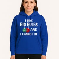 I Like Big Bulbs And I Cannot Lie Xmas Couples Matching Gift Hoodie