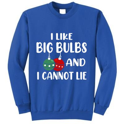 I Like Big Bulbs And I Cannot Lie Xmas Couples Matching Gift Sweatshirt