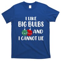 I Like Big Bulbs And I Cannot Lie Xmas Couples Matching Gift T-Shirt