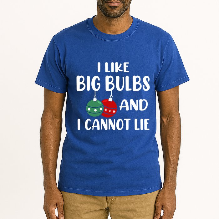 I Like Big Bulbs And I Cannot Lie Xmas Couples Matching Gift Tall T-Shirt