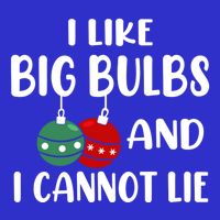 I Like Big Bulbs And I Cannot Lie Xmas Couples Matching Gift Button