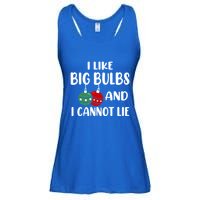 I Like Big Bulbs And I Cannot Lie Xmas Couples Matching Gift Ladies Essential Flowy Tank