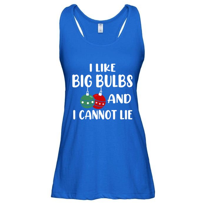 I Like Big Bulbs And I Cannot Lie Xmas Couples Matching Gift Ladies Essential Flowy Tank