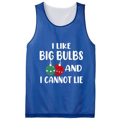I Like Big Bulbs And I Cannot Lie Xmas Couples Matching Gift Mesh Reversible Basketball Jersey Tank
