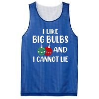 I Like Big Bulbs And I Cannot Lie Xmas Couples Matching Gift Mesh Reversible Basketball Jersey Tank