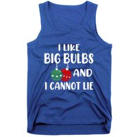 I Like Big Bulbs And I Cannot Lie Xmas Couples Matching Gift Tank Top