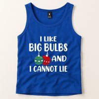 I Like Big Bulbs And I Cannot Lie Xmas Couples Matching Gift Tank Top
