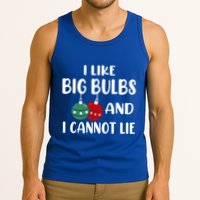 I Like Big Bulbs And I Cannot Lie Xmas Couples Matching Gift Tank Top