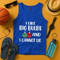 I Like Big Bulbs And I Cannot Lie Xmas Couples Matching Gift Tank Top