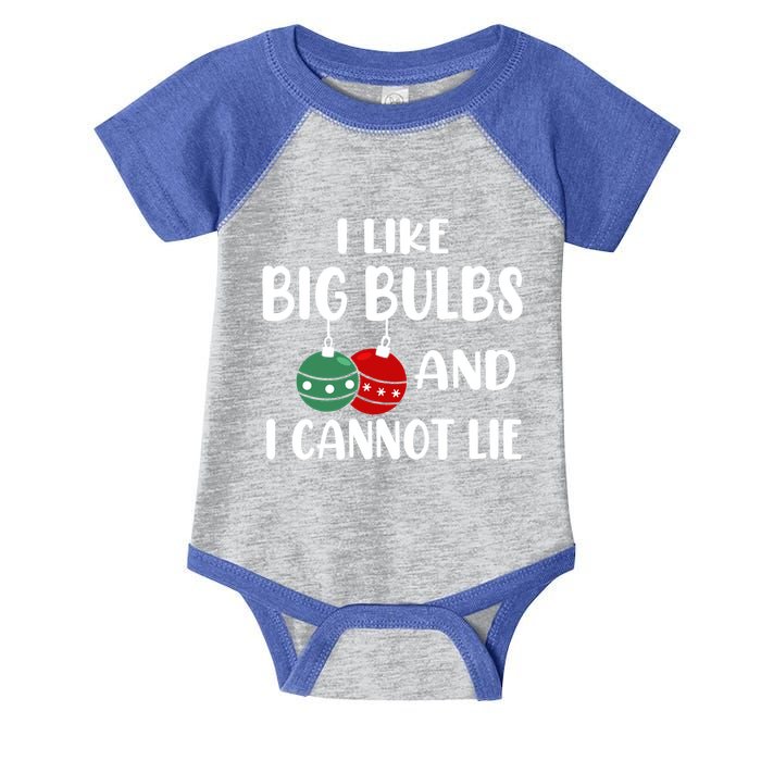 I Like Big Bulbs And I Cannot Lie Xmas Couples Matching Gift Infant Baby Jersey Bodysuit