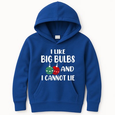 I Like Big Bulbs And I Cannot Lie Xmas Couples Matching Gift Kids Hoodie