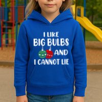 I Like Big Bulbs And I Cannot Lie Xmas Couples Matching Gift Kids Hoodie