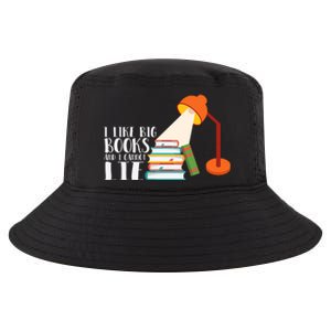 I Like Big Books And I Can't Lie Funny Book Lover Quote Reading Slogan Cool Comfort Performance Bucket Hat