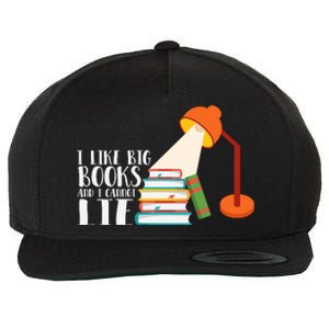 I Like Big Books And I Can't Lie Funny Book Lover Quote Reading Slogan Wool Snapback Cap