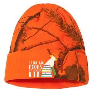 I Like Big Books And I Can't Lie Funny Book Lover Quote Reading Slogan Kati Licensed 12" Camo Beanie