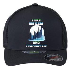 I Like Big Data And I Cannot Lie Cool Gift Flexfit Unipanel Trucker Cap