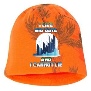 I Like Big Data And I Cannot Lie Cool Gift Kati - Camo Knit Beanie