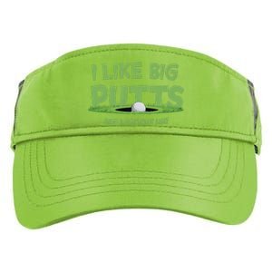 I Like Big Putts And I Cannot Lie Funny Golf Golfer Adult Drive Performance Visor