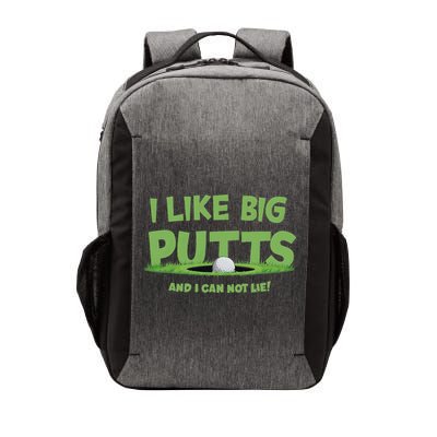 I Like Big Putts And I Cannot Lie Funny Golf Golfer Vector Backpack