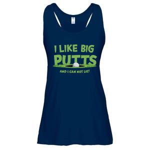 I Like Big Putts And I Cannot Lie Funny Golf Golfer Ladies Essential Flowy Tank