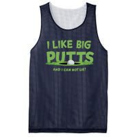 I Like Big Putts And I Cannot Lie Funny Golf Golfer Mesh Reversible Basketball Jersey Tank