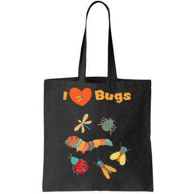 I Love Bugs Insect Bug Collecting Design For Collectors Tote Bag