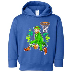 Irish Leprechaun Basketball St Patricks Day Great Gift Toddler Hoodie