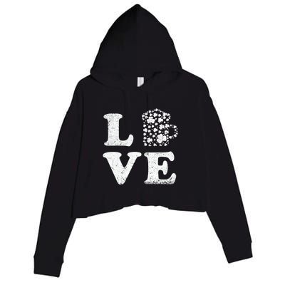 I Love Beer St. Patrick's Day Lucky Drinking Beer Shamrock Crop Fleece Hoodie