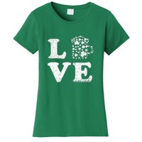 I Love Beer St. Patrick's Day Lucky Drinking Beer Shamrock Women's T-Shirt