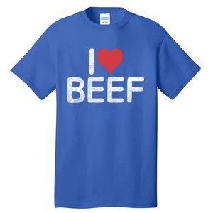 I Love Beef Gift Tall T-Shirt