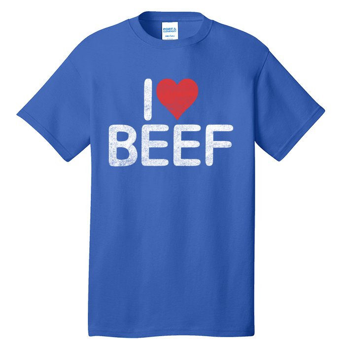 I Love Beef Gift Tall T-Shirt