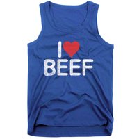 I Love Beef Gift Tank Top