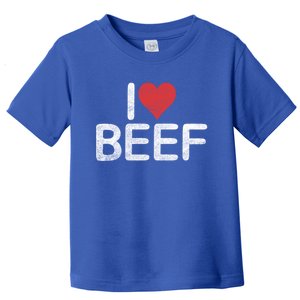 I Love Beef Gift Toddler T-Shirt