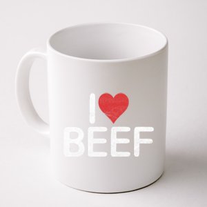 I Love Beef Gift Coffee Mug