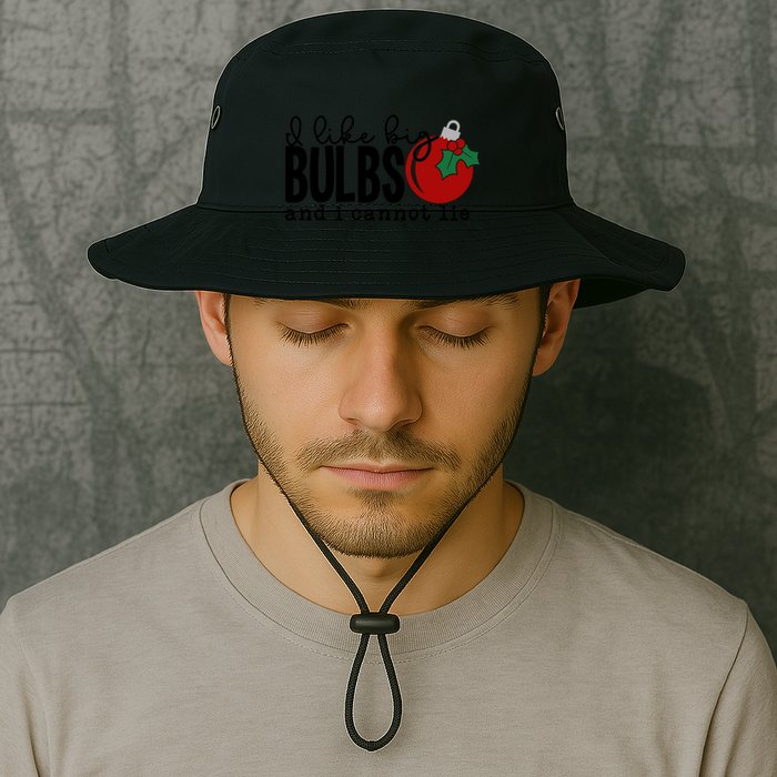 I Like Big Bulbs And I Cannot Lie Funny Christmas Cool Gift Bucket Hat