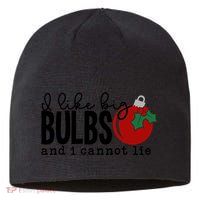 I Like Big Bulbs And I Cannot Lie Funny Christmas Cool Gift Sustainable Beanie