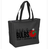 I Like Big Bulbs And I Cannot Lie Funny Christmas Cool Gift Zip Tote Bag
