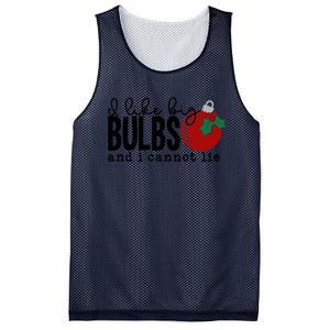 I Like Big Bulbs And I Cannot Lie Funny Christmas Cool Gift Mesh Reversible Basketball Jersey Tank