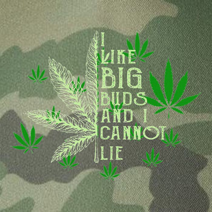 I Like Big Buds And I Cannot Lies Marijuana Leaf Smoker Legacy Tie Dye Trucker Hat