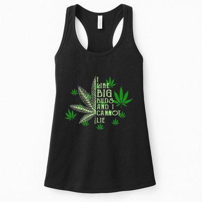 I Like Big Buds And I Cannot Lies Marijuana Leaf Smoker Womens Tank Top